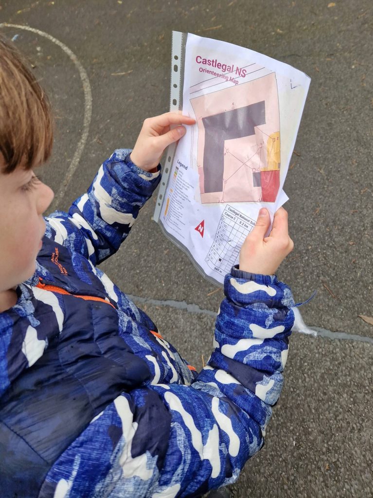 Orienteering at Castlegal National School with Youth Sport West Sligo